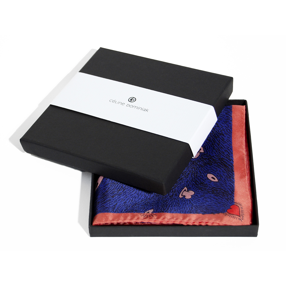 Packaging petit foulard twill de soie carré Z _ _ I